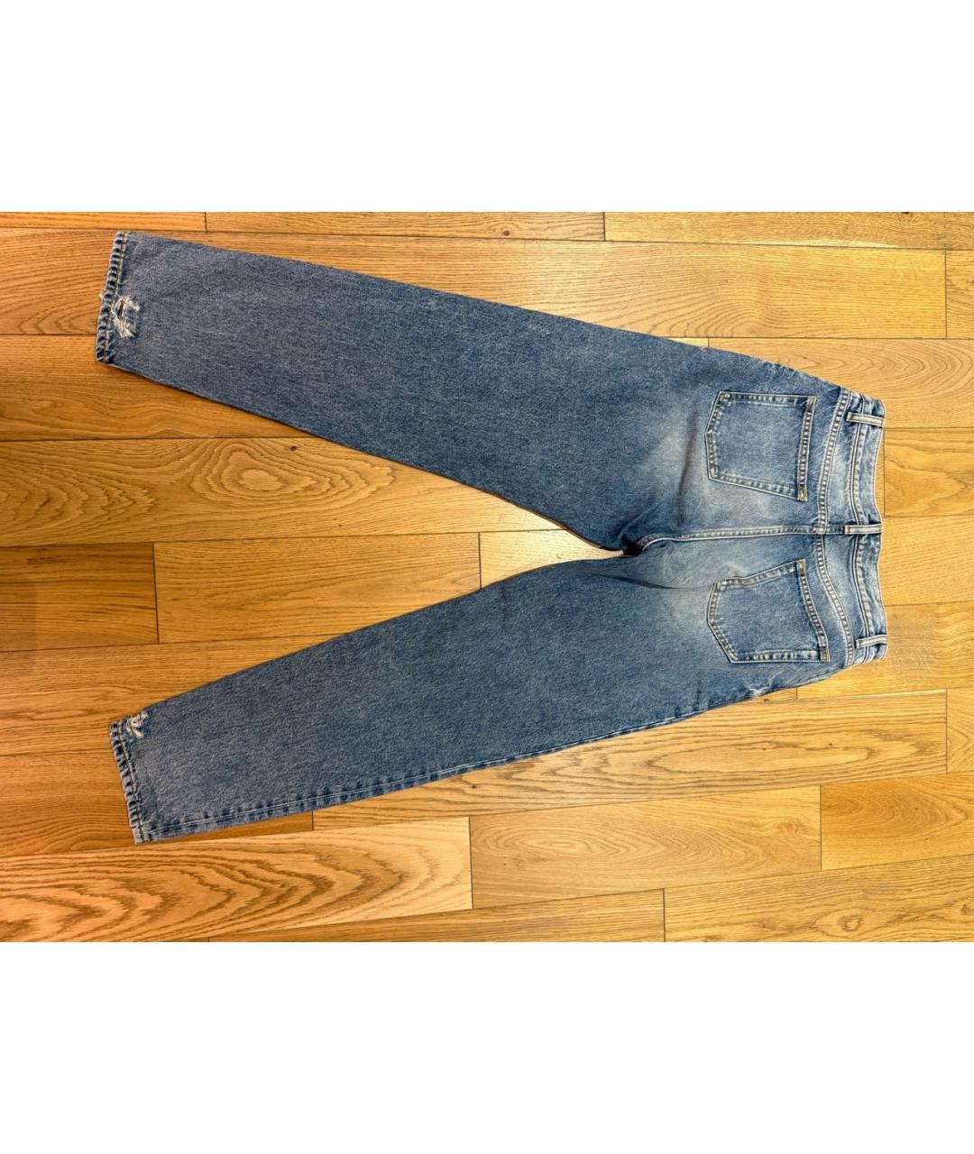 SAINT LAURENT Синие джинсы слим, фото 2
