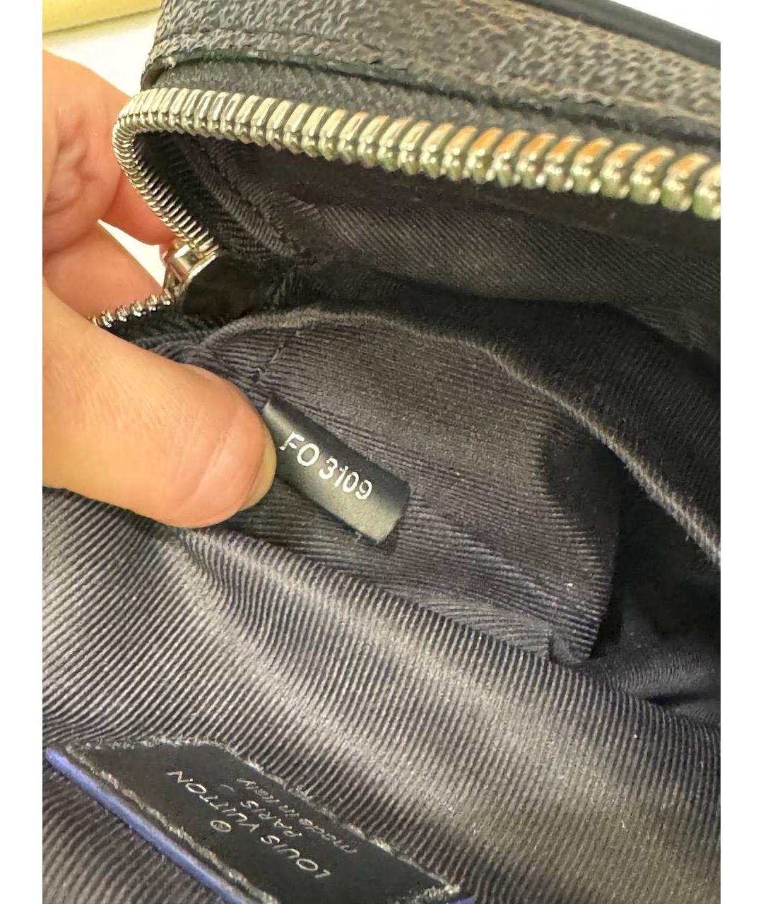 LOUIS VUITTON Черная поясная сумка, фото 5