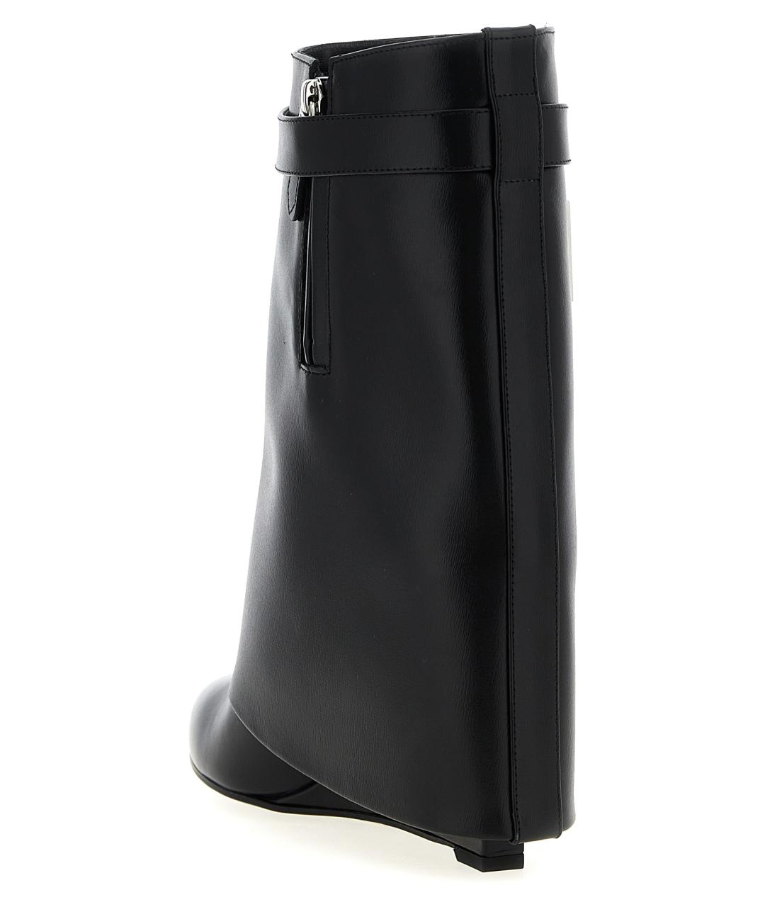 GIVENCHY Черные кожаные полусапоги, фото 4
