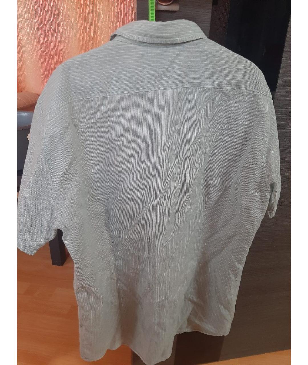STONE ISLAND Зеленая хлопковая кэжуал рубашка, фото 2