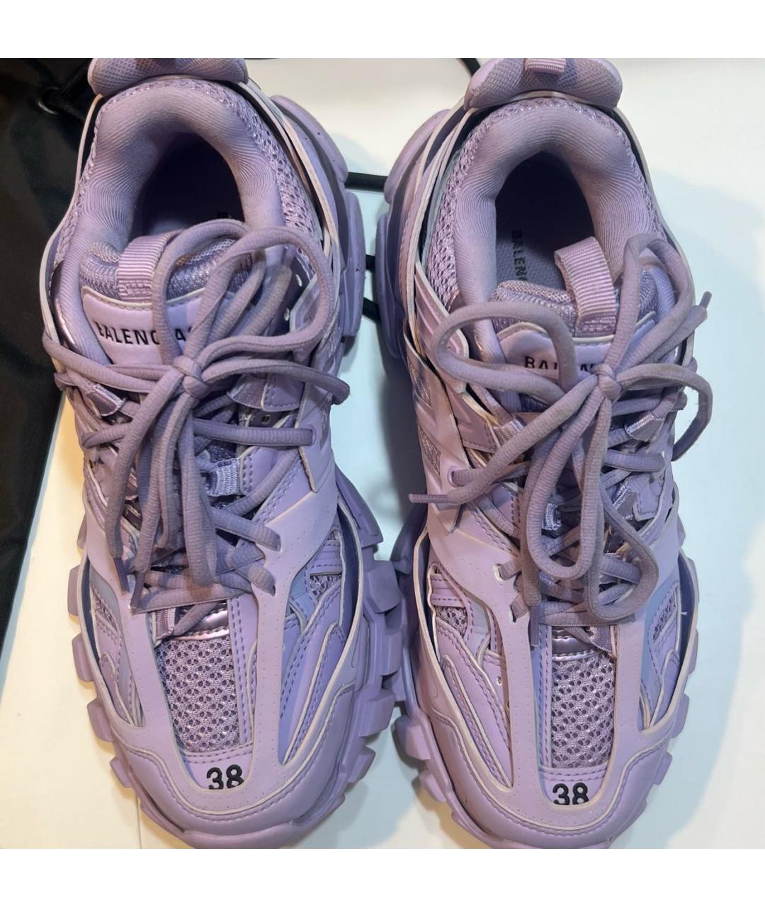 BALENCIAGA Фиолетовые кроссовки, фото 3