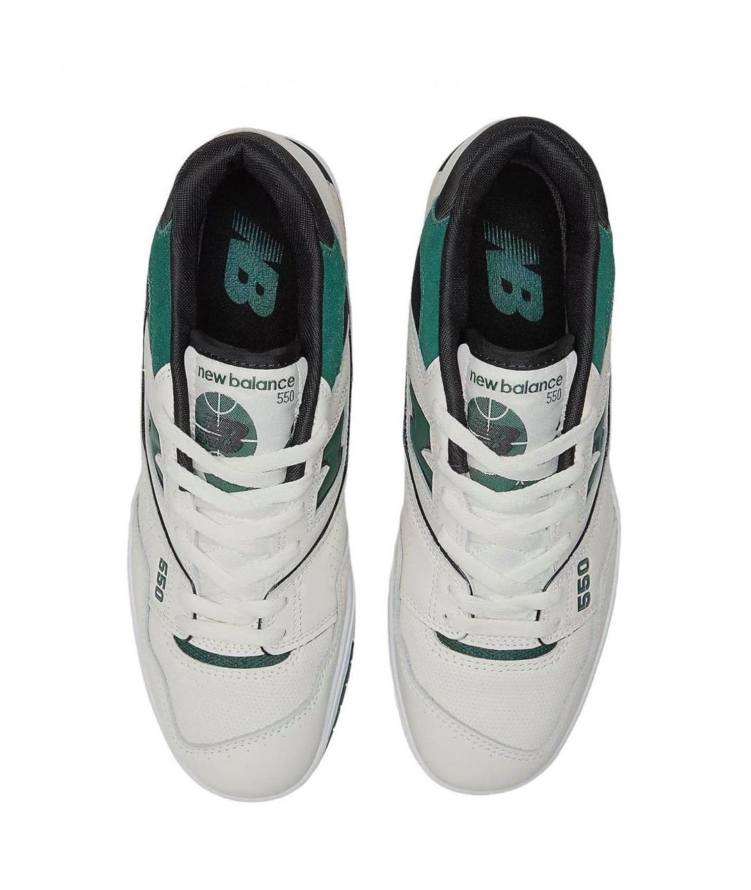 NEW BALANCE Белые кожаные кроссовки, фото 2