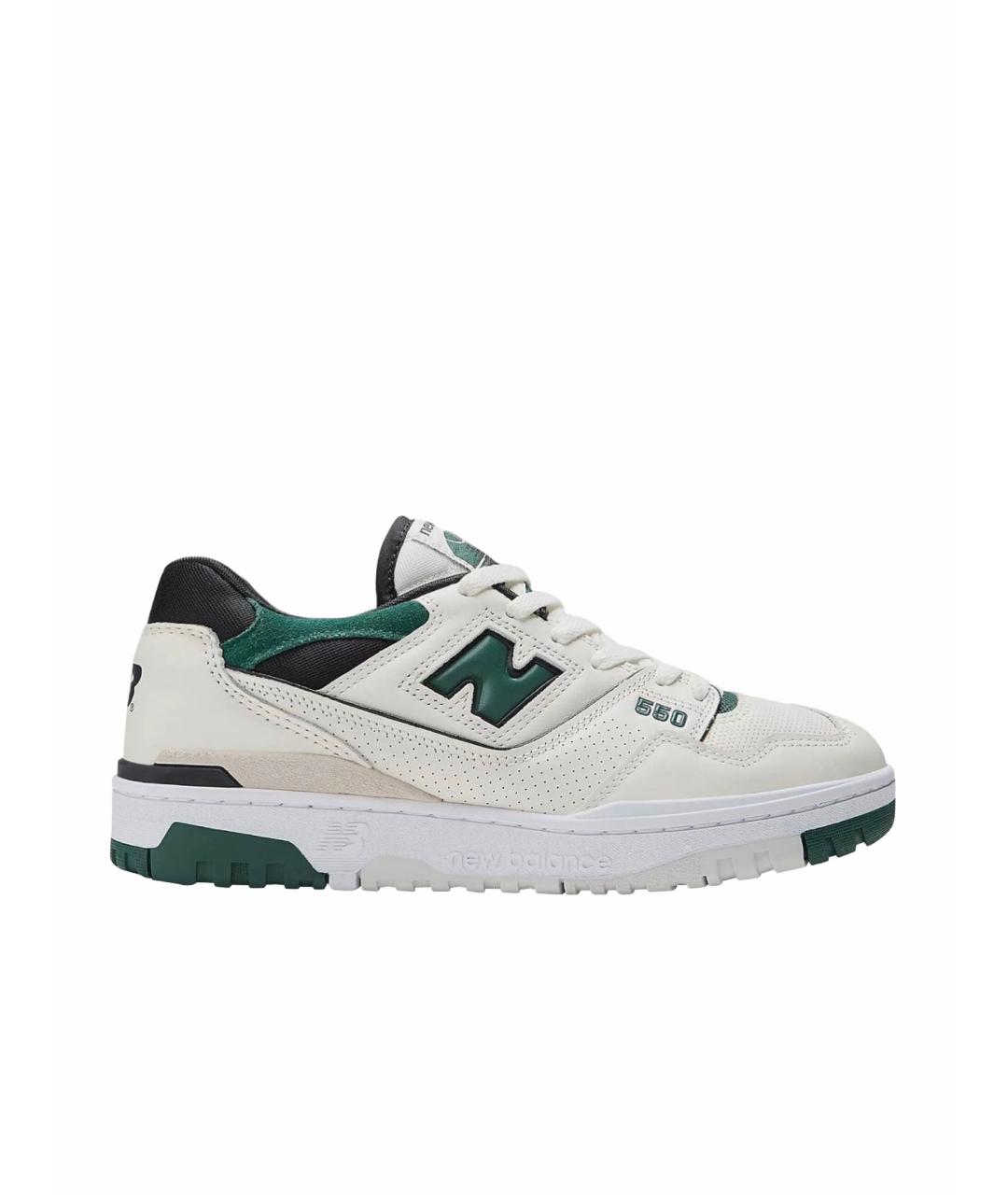 NEW BALANCE Белые кожаные кроссовки, фото 1