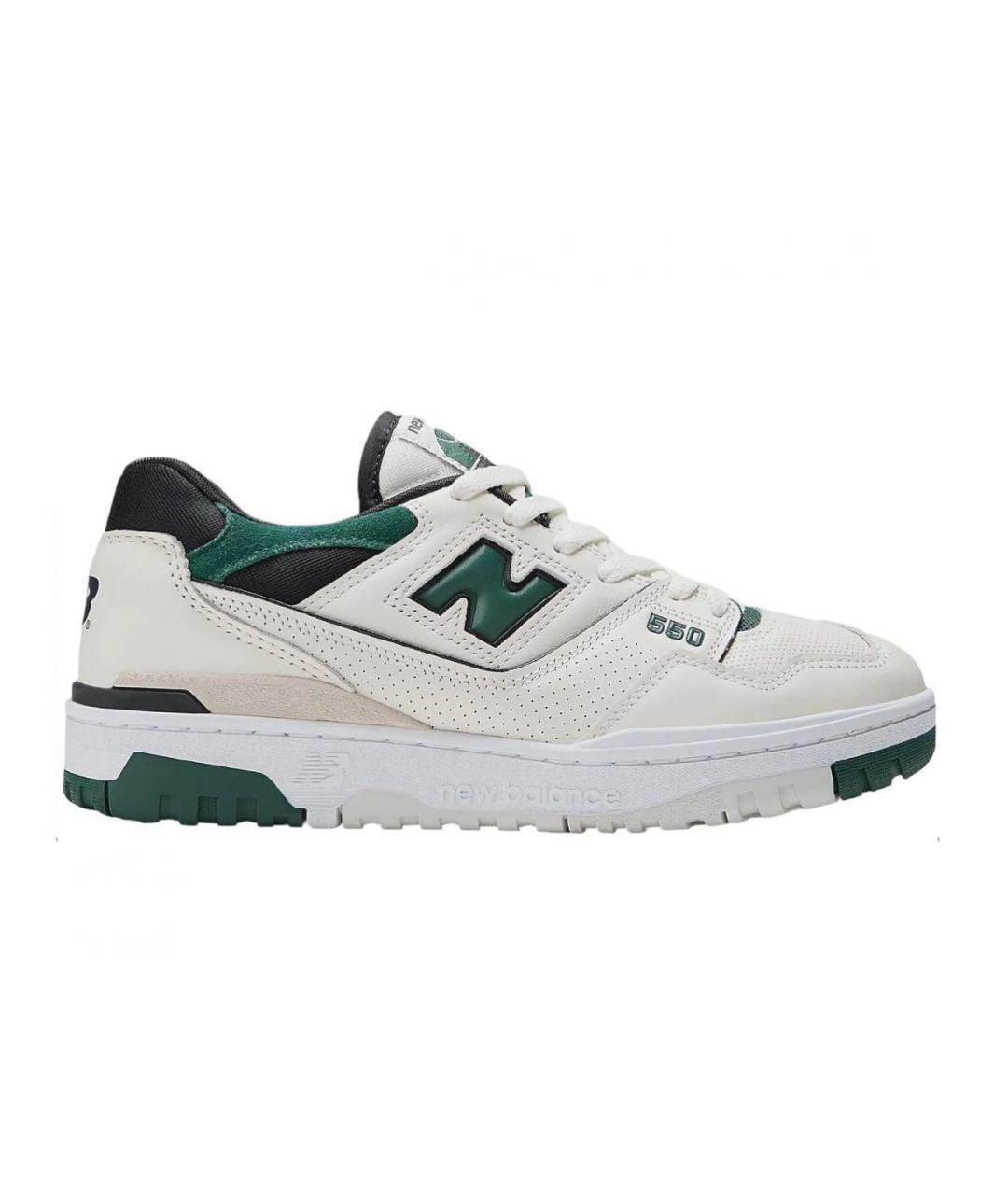 NEW BALANCE Белые кожаные кроссовки, фото 5