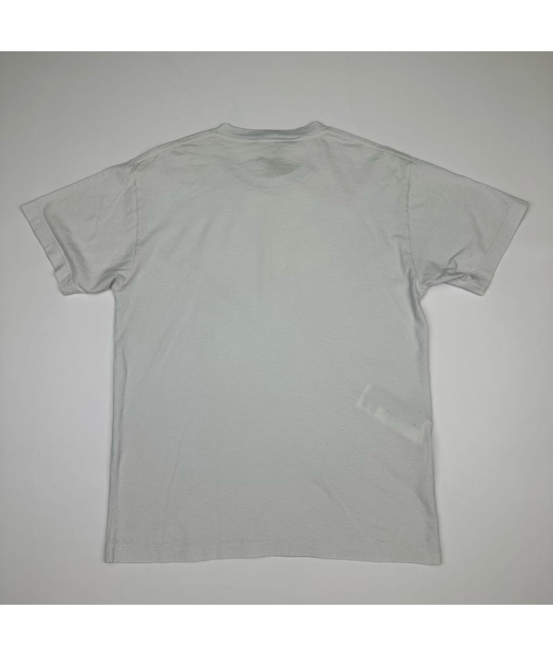 STONE ISLAND Белая хлопковая футболка, фото 2