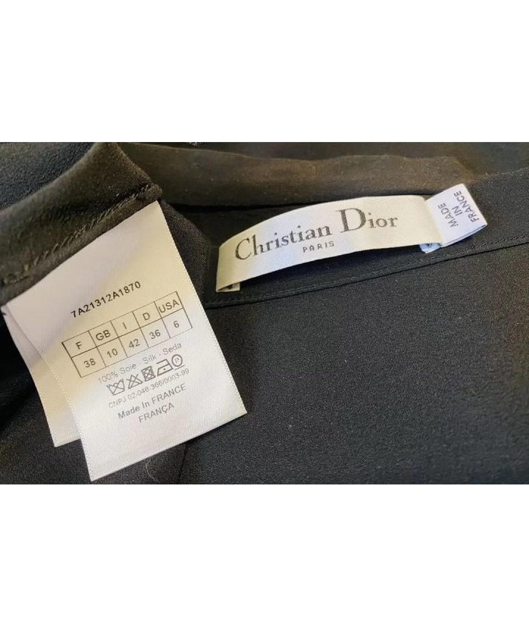 CHRISTIAN DIOR Черная юбка макси, фото 3