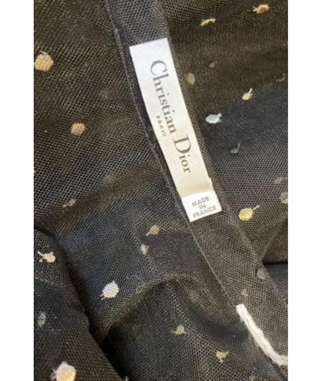 CHRISTIAN DIOR Черная юбка макси, фото 8