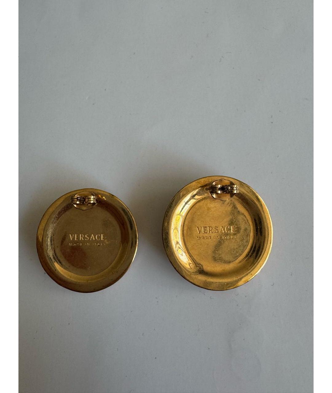 VERSACE Золотые серьги, фото 2