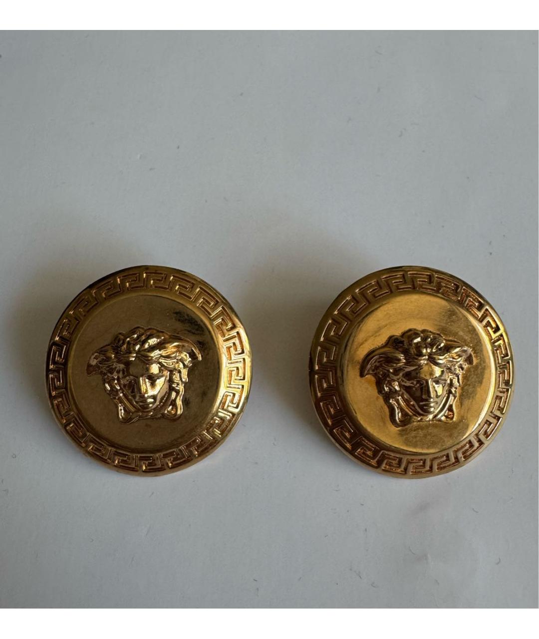 VERSACE Золотые серьги, фото 5