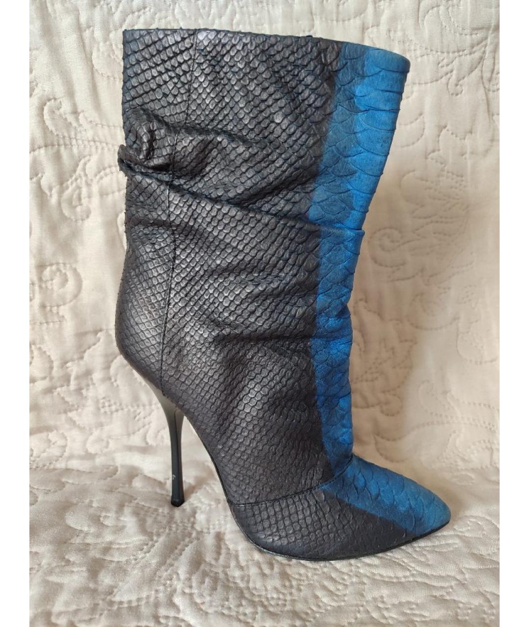 GIUSEPPE ZANOTTI DESIGN Черные кожаные ботильоны, фото 8