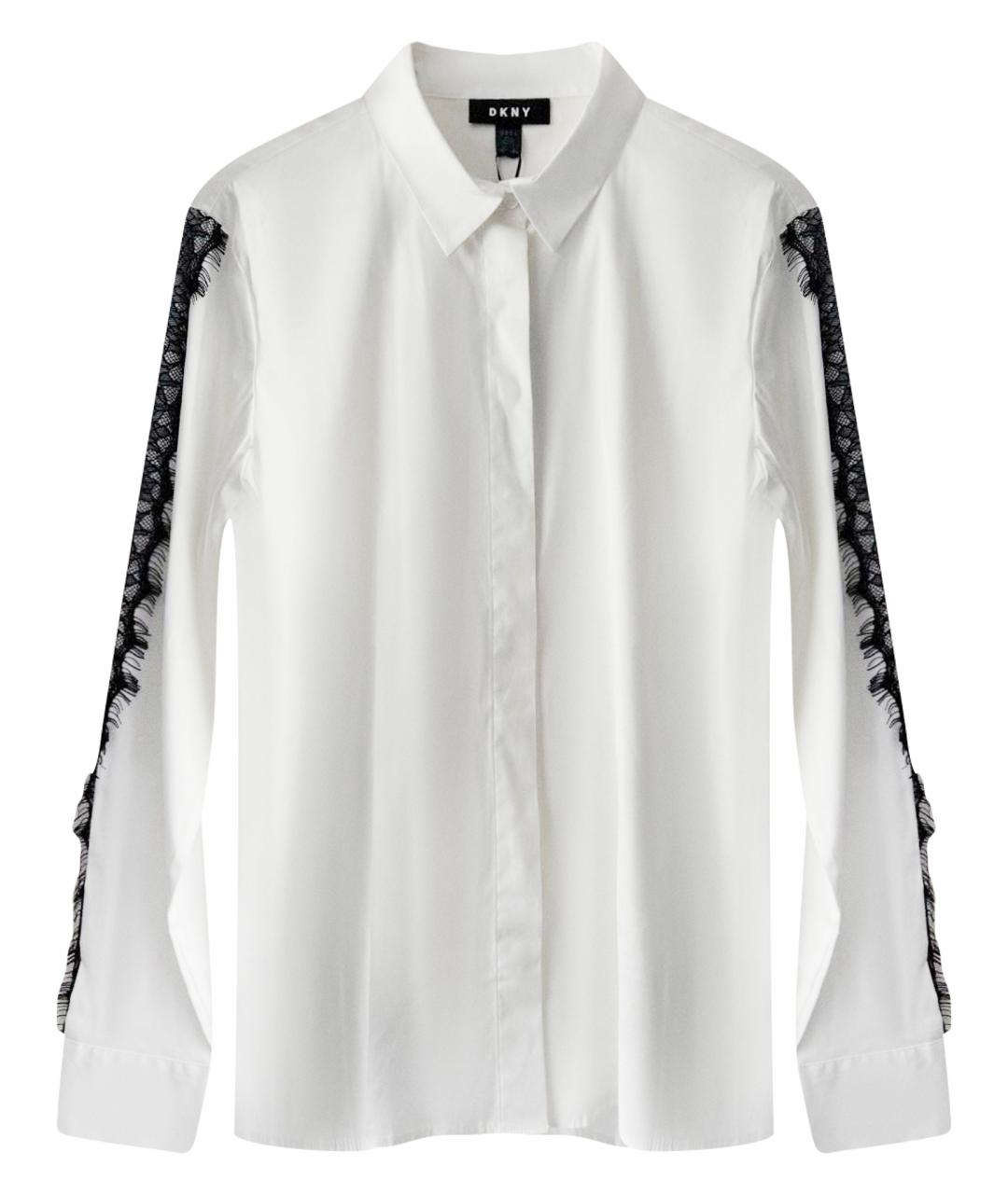 DKNY Белая хлопковая рубашка, фото 1