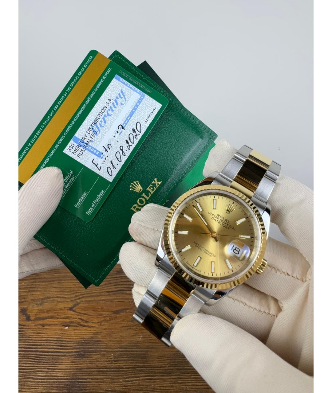 ROLEX Часы из желтого золота, фото 9