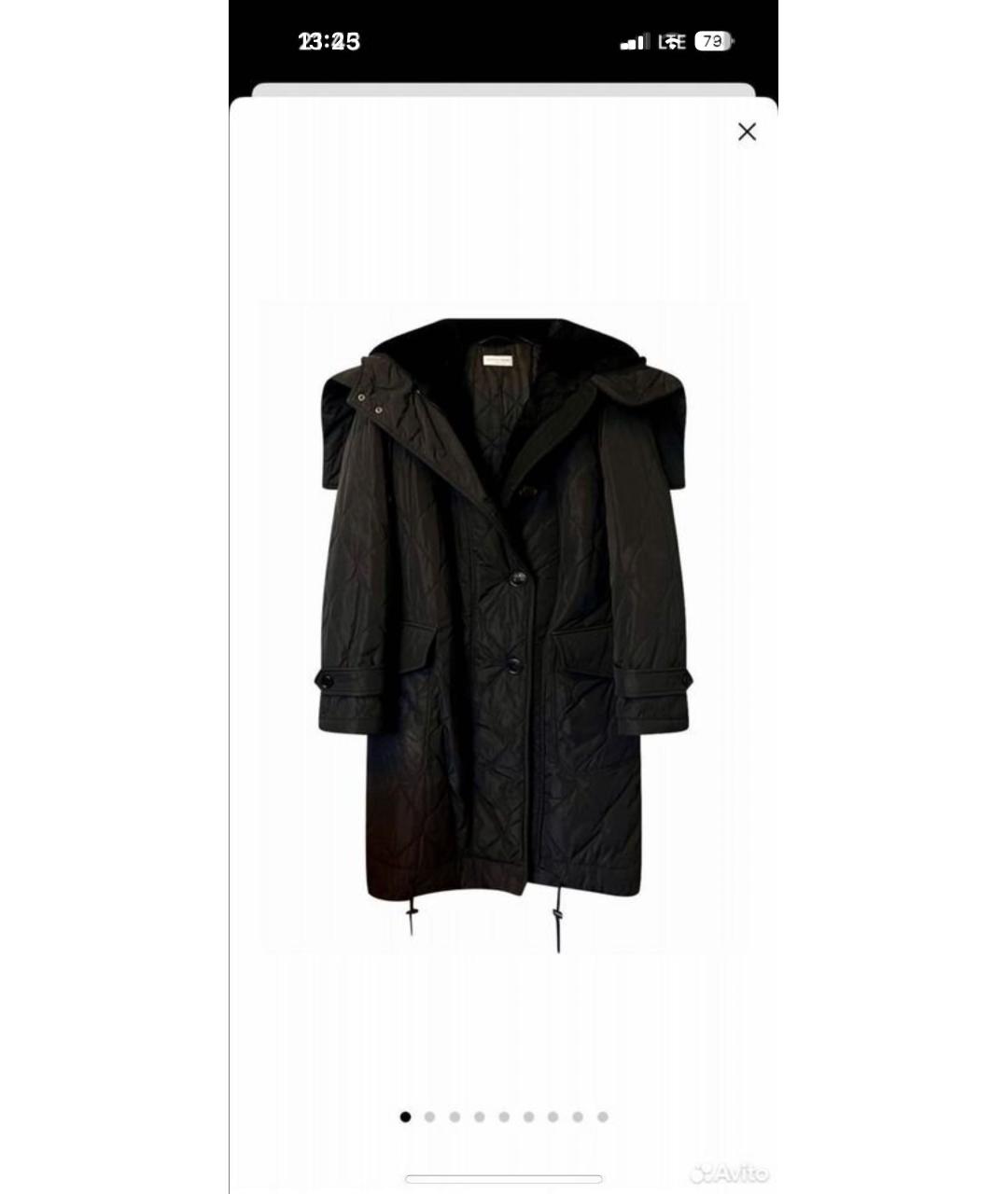 DRIES VAN NOTEN Черная парка, фото 5
