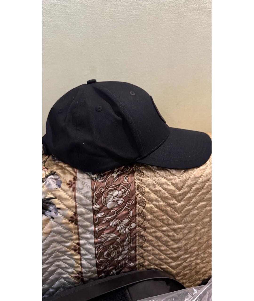 STONE ISLAND Черная хлопковая кепка/бейсболка, фото 2