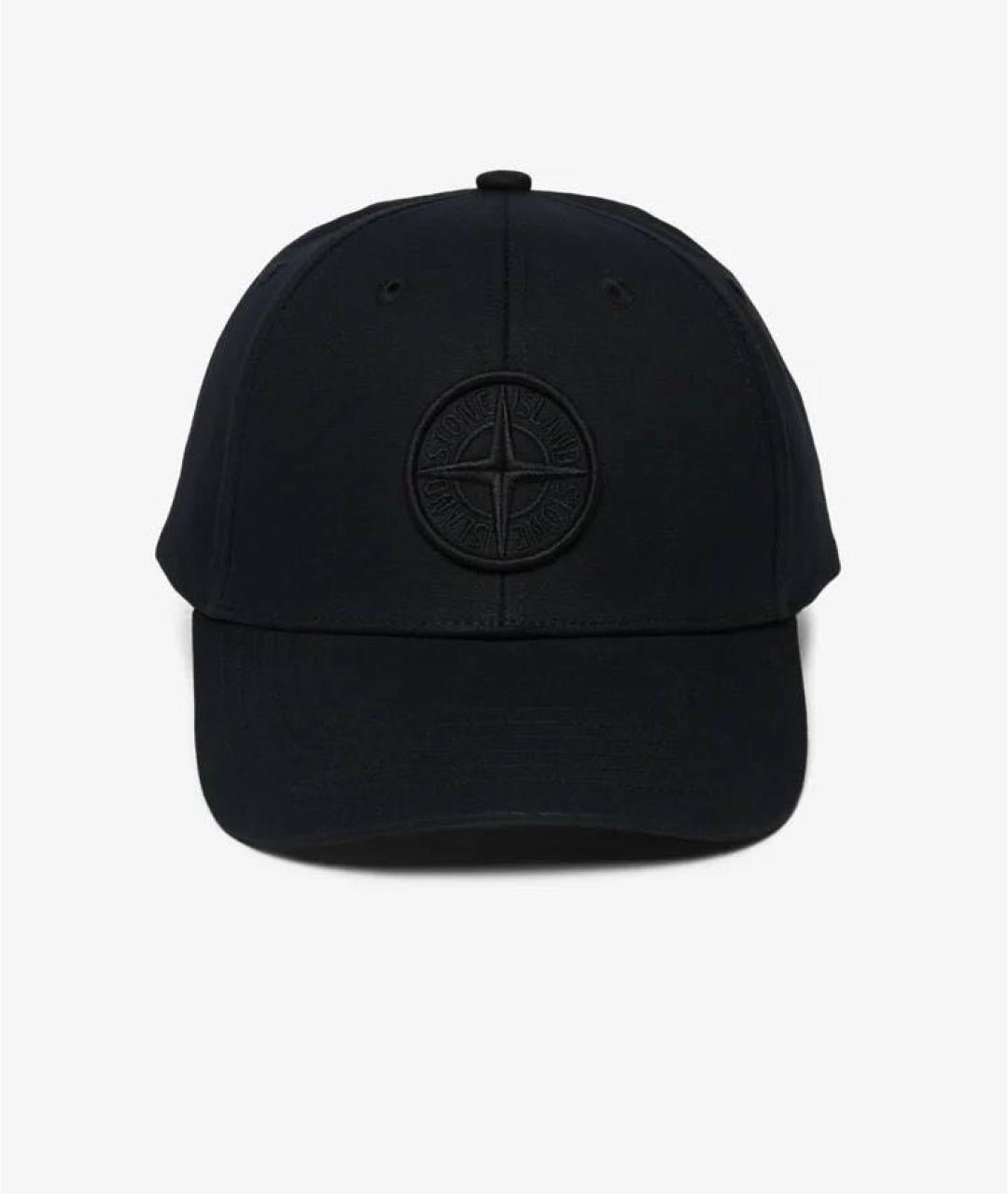 STONE ISLAND Черная хлопковая кепка/бейсболка, фото 5