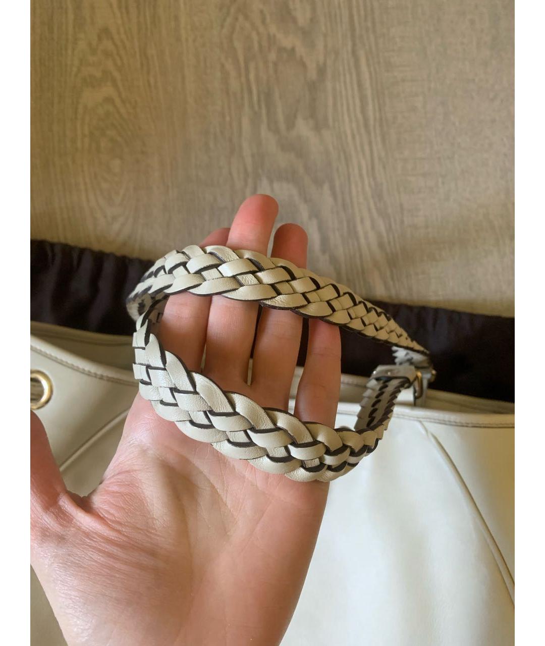 GUCCI Бежевая кожаная сумка тоут, фото 3