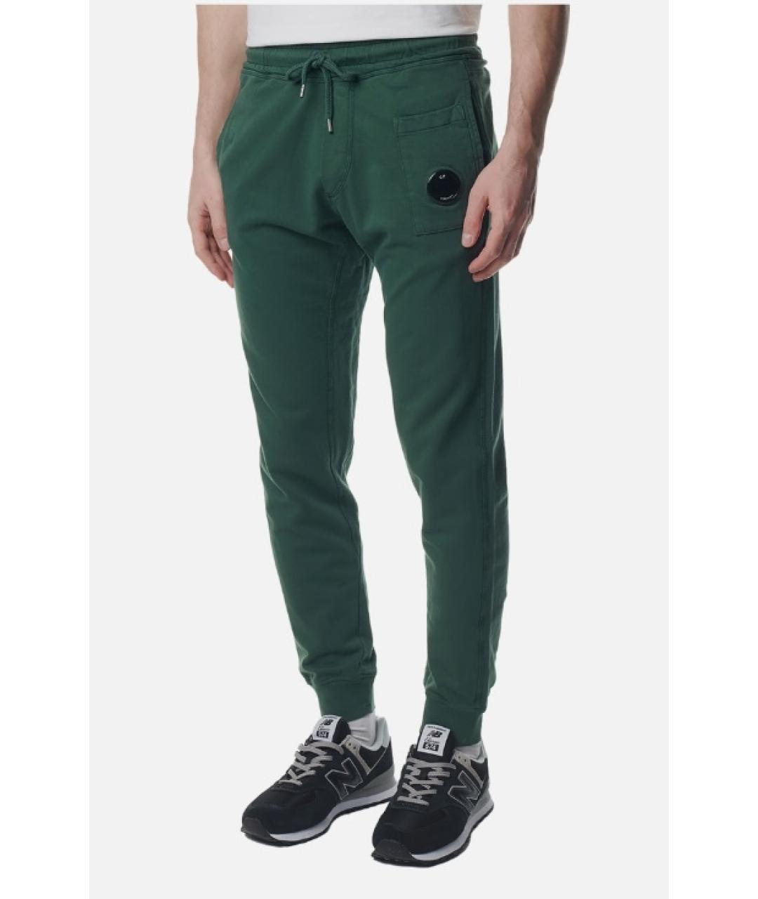 CP COMPANY Зеленые хлопковые повседневные брюки, фото 2