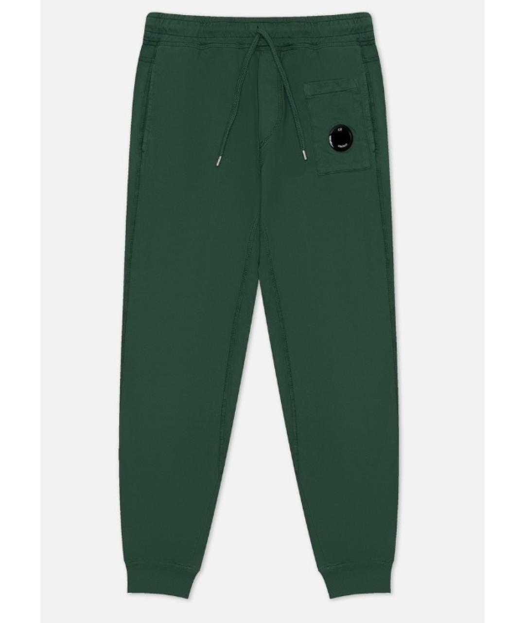 CP COMPANY Зеленые хлопковые повседневные брюки, фото 8