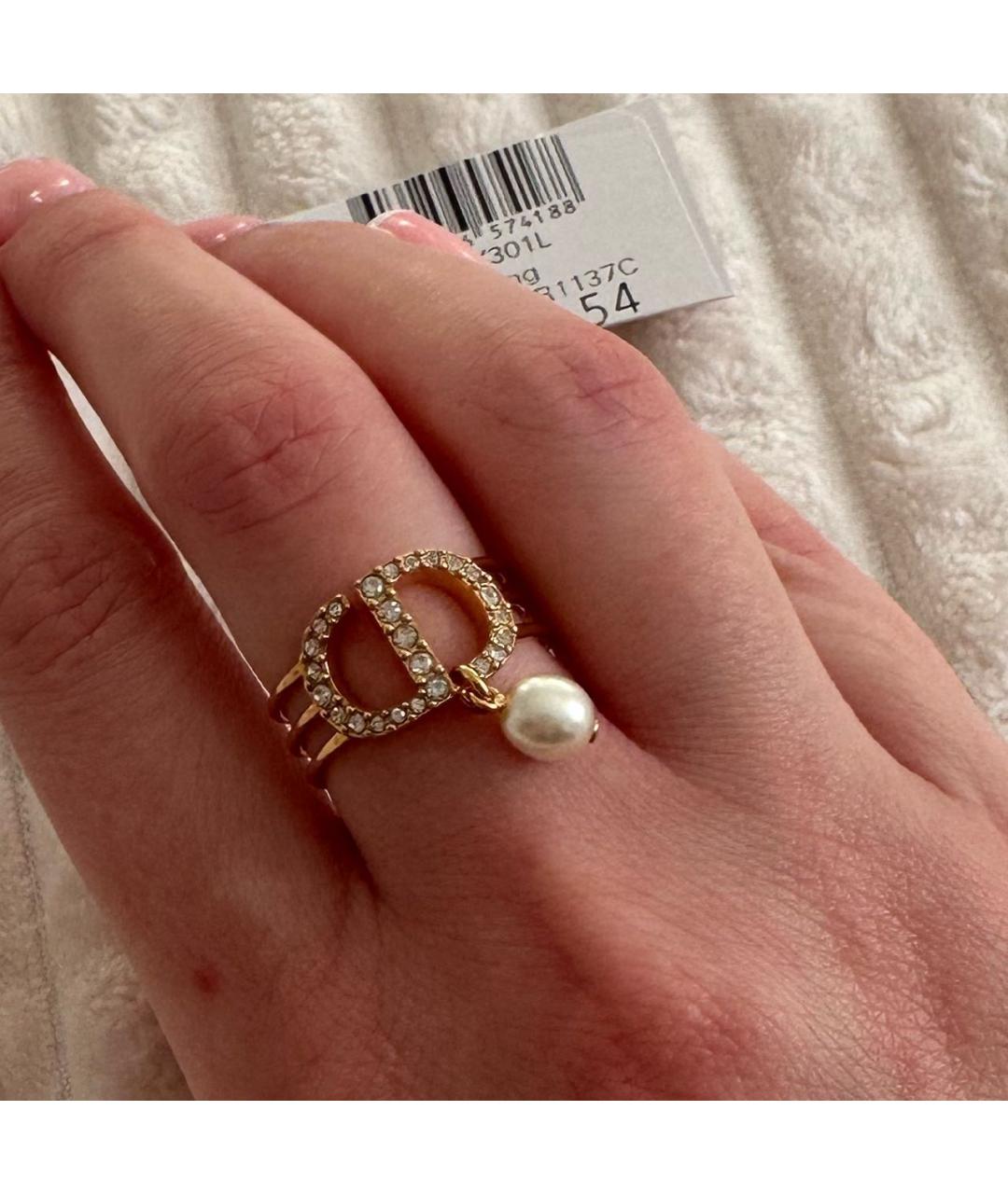 CHRISTIAN DIOR Золотое латунное кольцо, фото 4