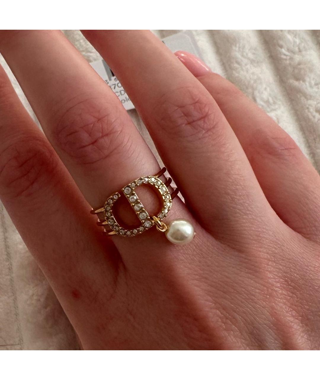 CHRISTIAN DIOR Золотое латунное кольцо, фото 3