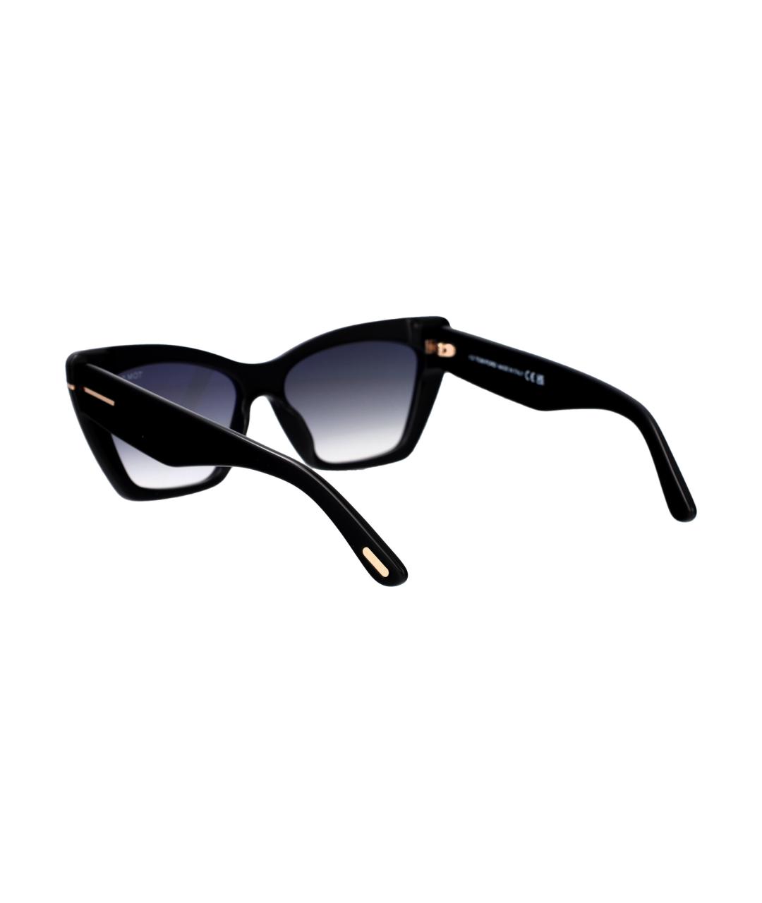 TOM FORD Черные солнцезащитные очки, фото 4