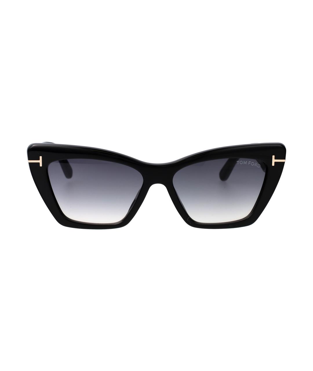 TOM FORD Черные солнцезащитные очки, фото 1
