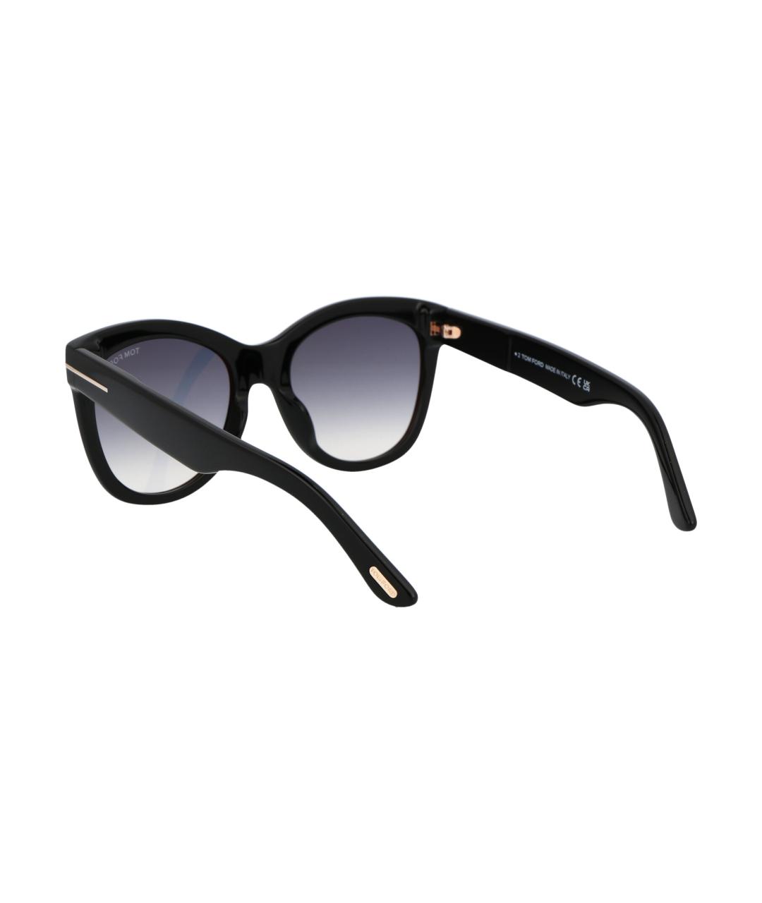 TOM FORD Черные солнцезащитные очки, фото 4