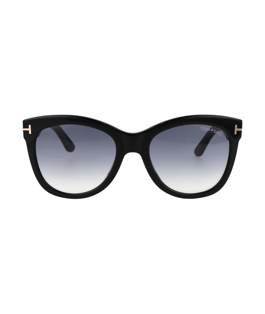 TOM FORD Черные солнцезащитные очки, фото 1