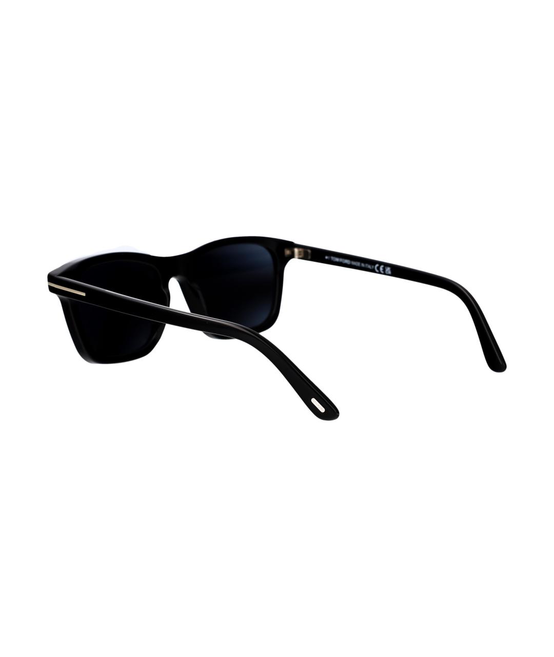 TOM FORD Черные пластиковые солнцезащитные очки, фото 4