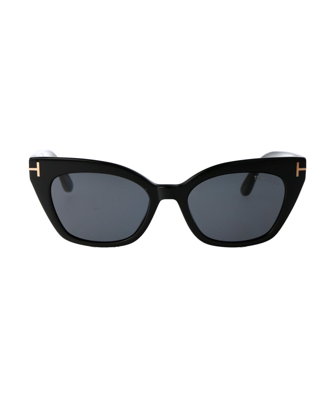 TOM FORD Черные солнцезащитные очки, фото 1