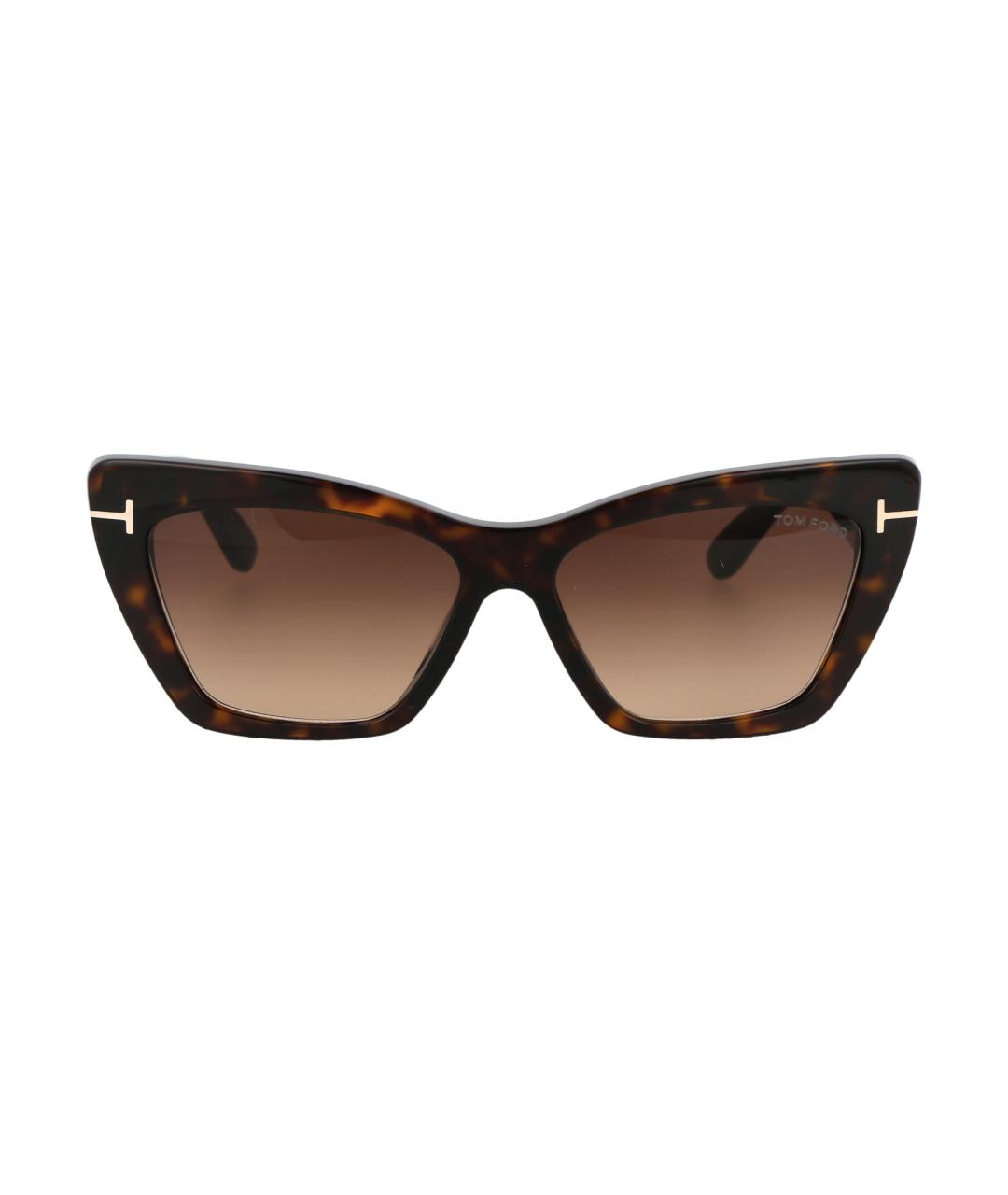 TOM FORD Коричневые солнцезащитные очки, фото 1