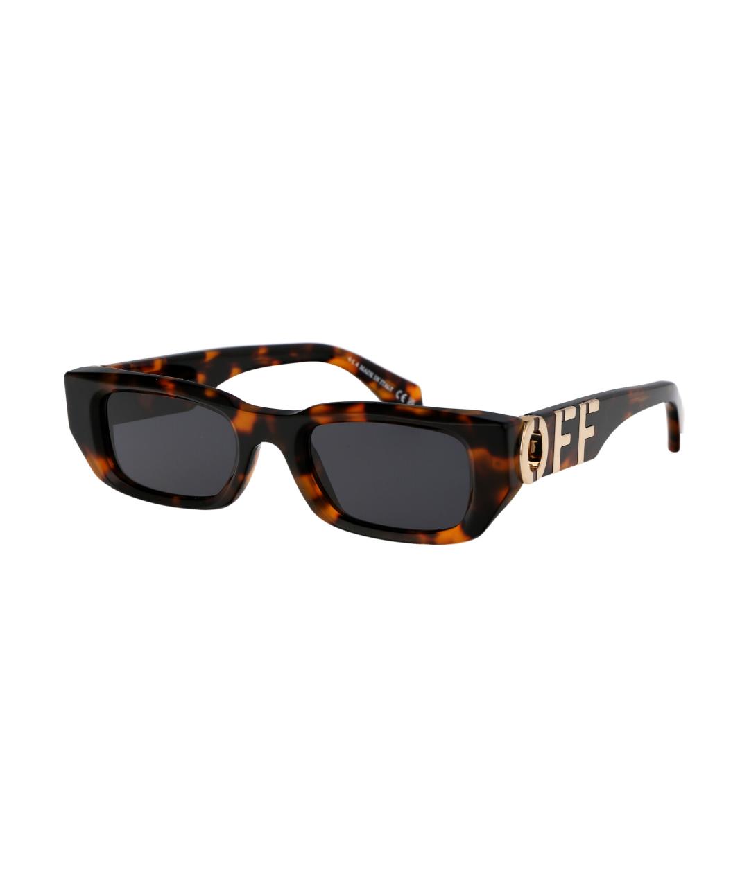 OFF-WHITE Коричневые солнцезащитные очки, фото 2
