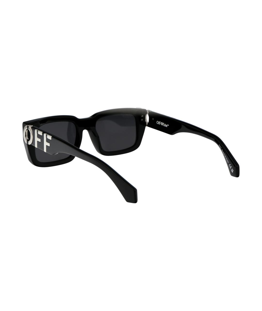OFF-WHITE Черные солнцезащитные очки, фото 4