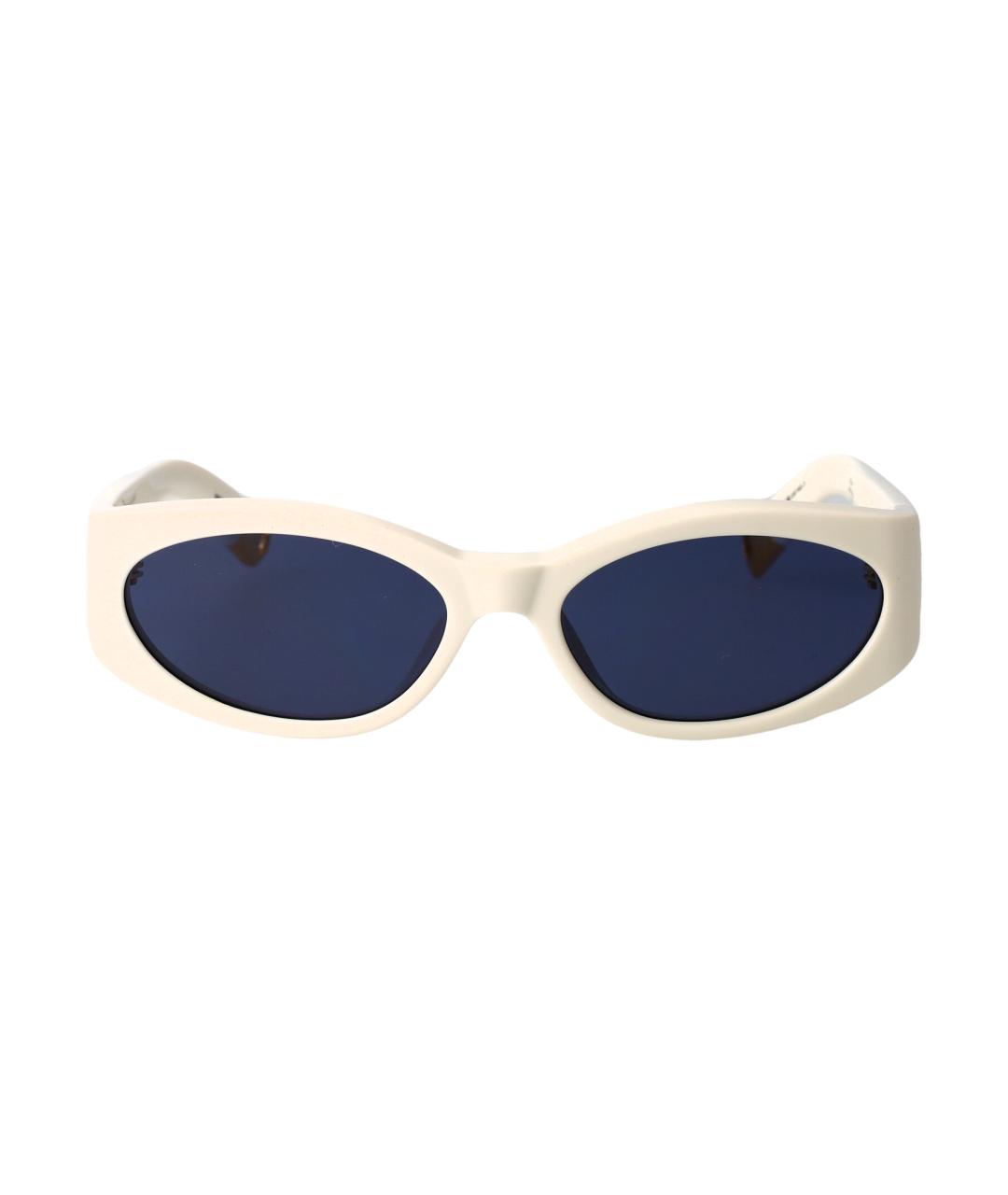 JACQUEMUS Бежевые солнцезащитные очки, фото 1