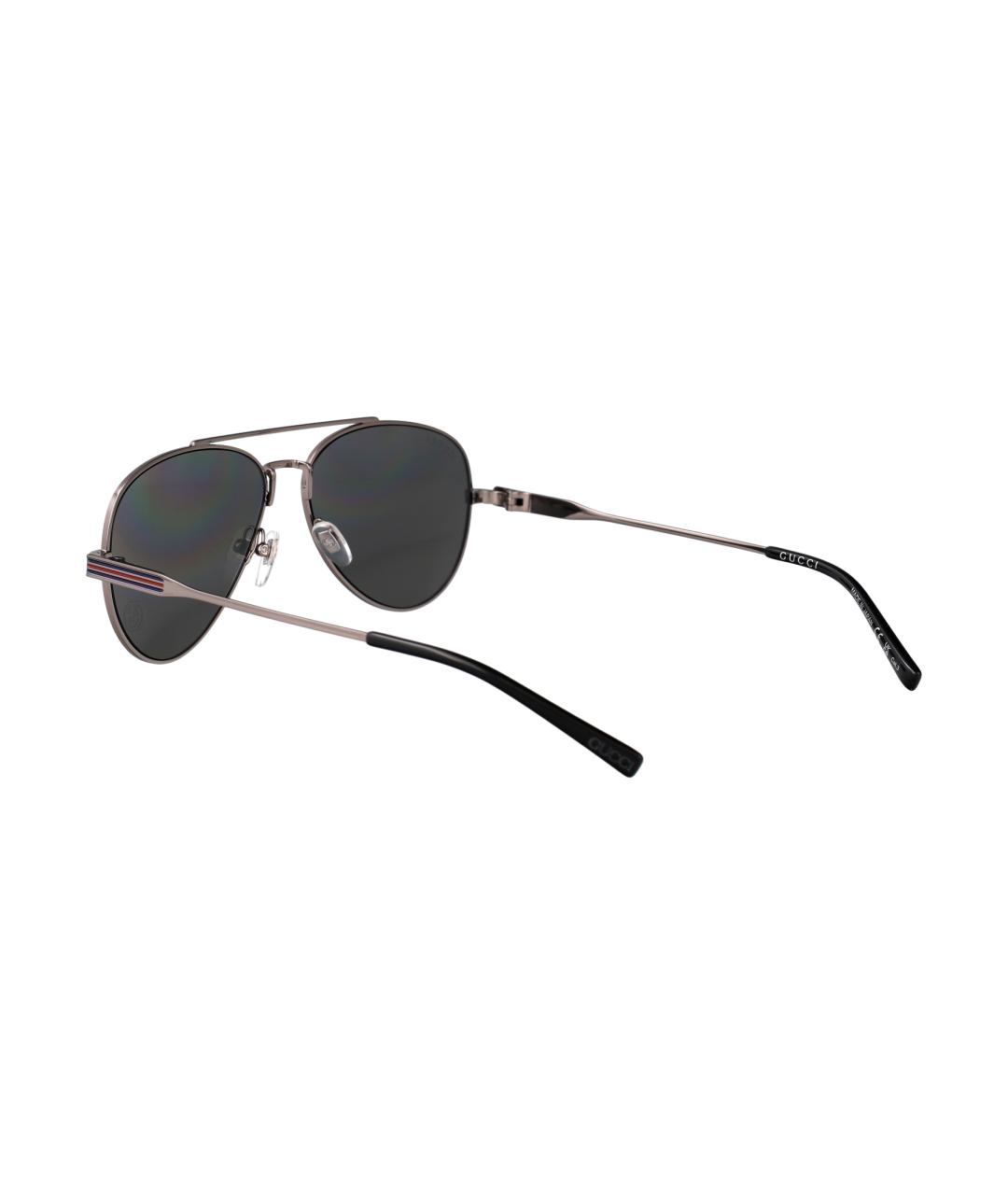 GUCCI Металлические солнцезащитные очки, фото 4