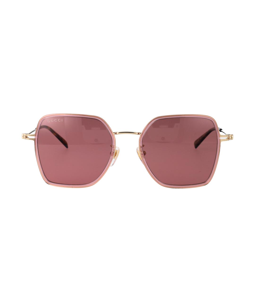 GUCCI Розовые солнцезащитные очки, фото 1