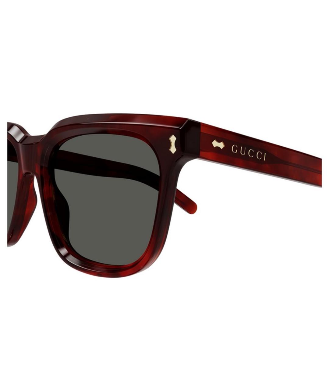 GUCCI Бордовые солнцезащитные очки, фото 3