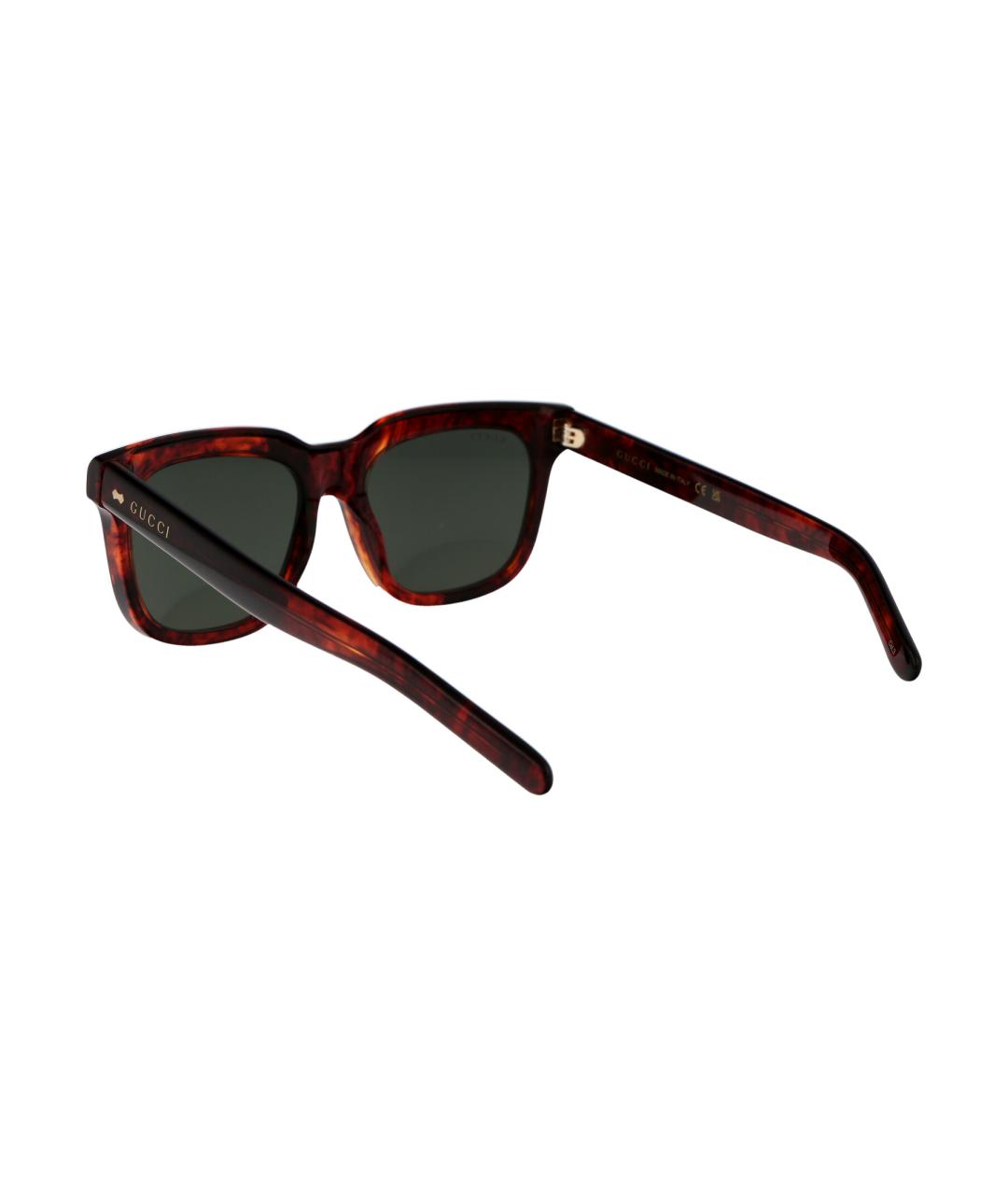 GUCCI Бордовые солнцезащитные очки, фото 4