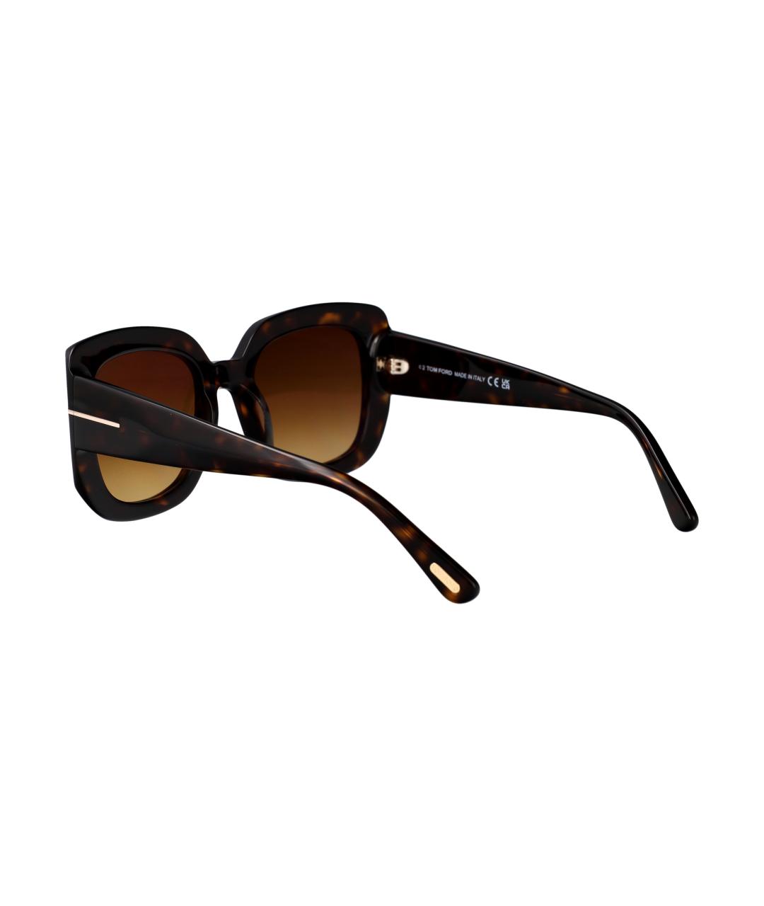TOM FORD Коричневые солнцезащитные очки, фото 4