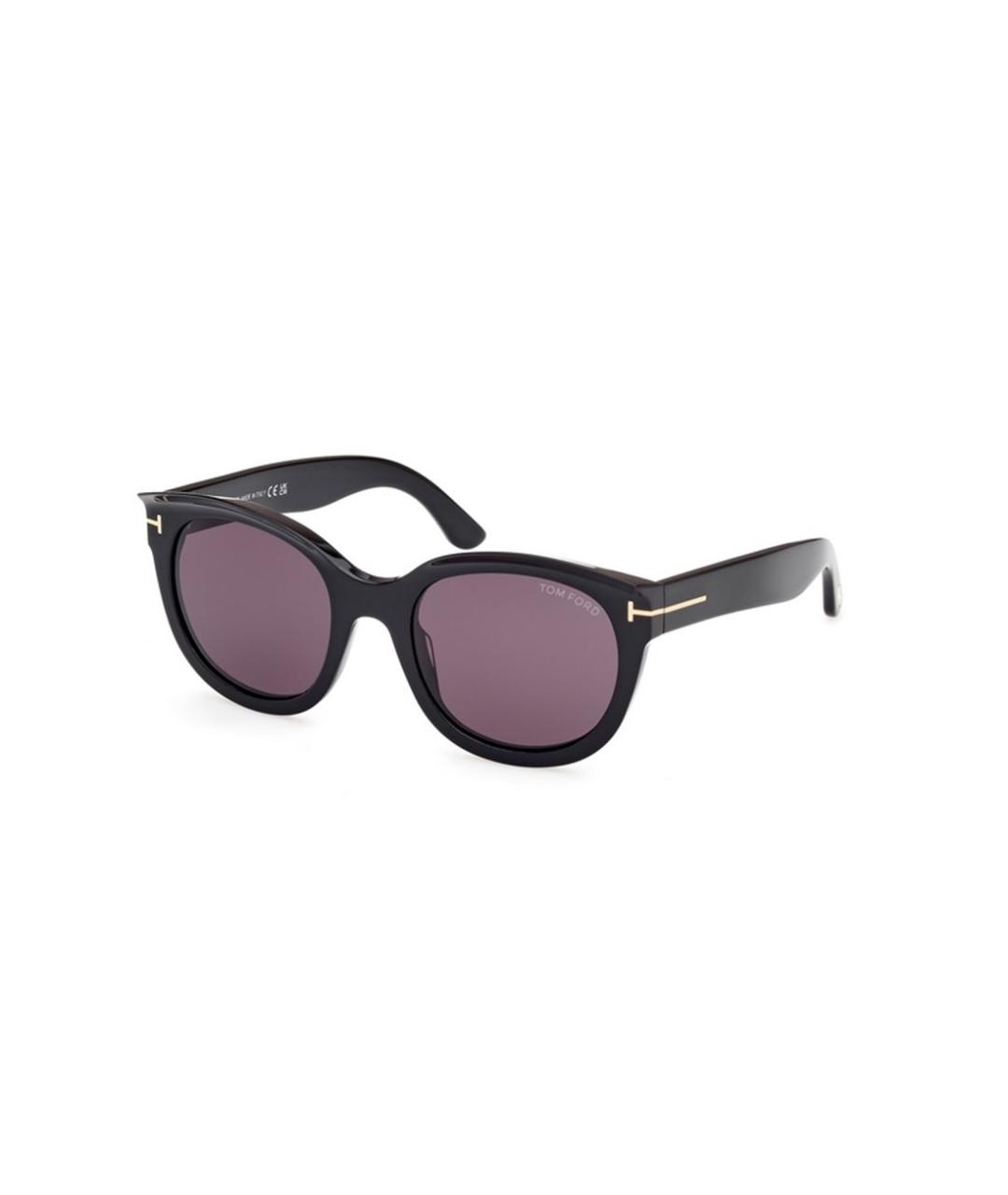 TOM FORD Черные солнцезащитные очки, фото 1