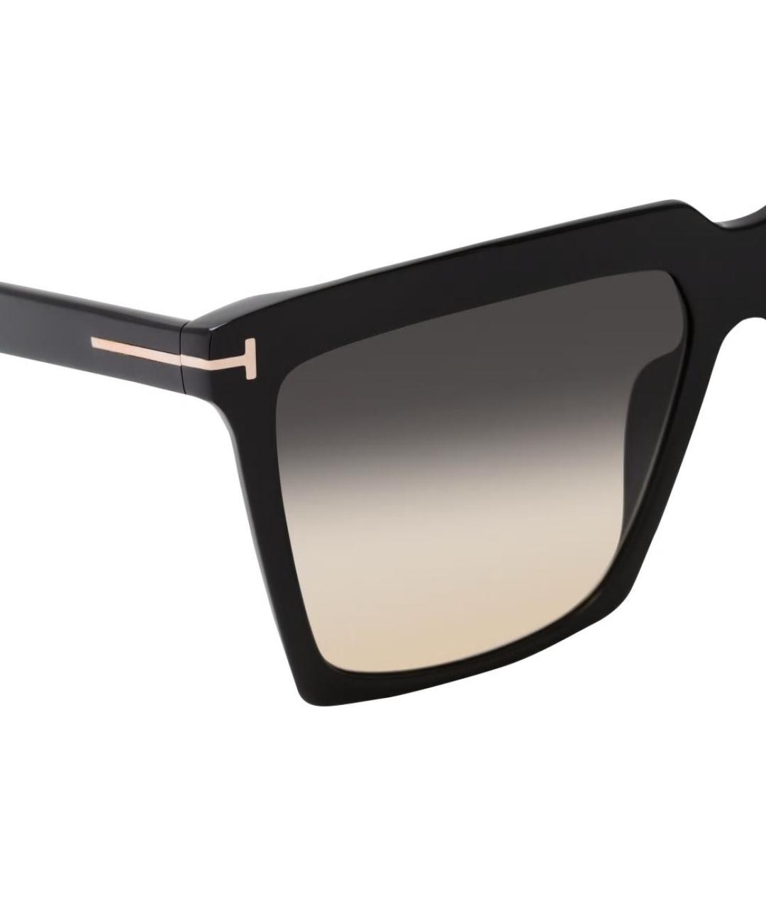 TOM FORD Черные солнцезащитные очки, фото 4