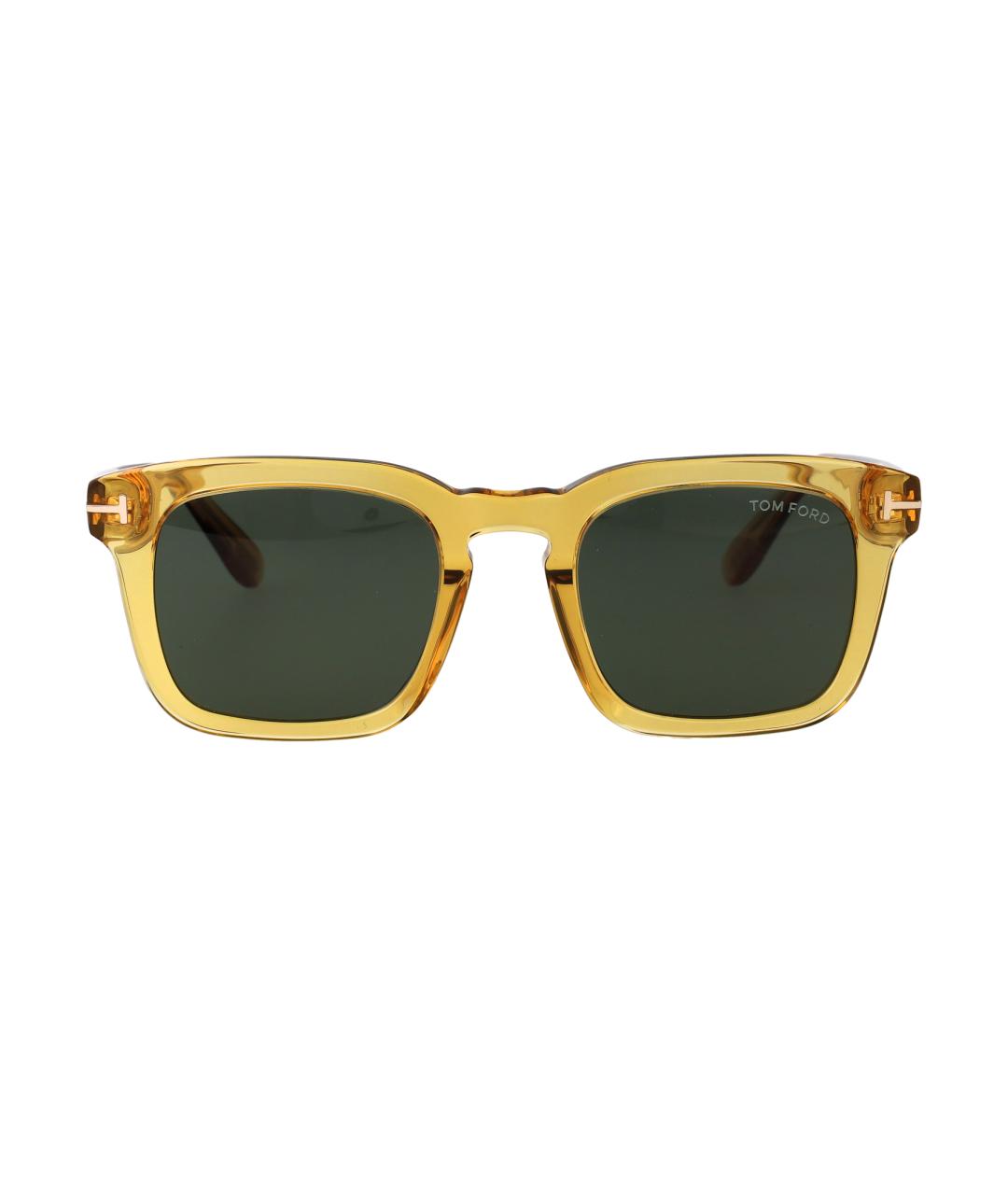 TOM FORD Желтые солнцезащитные очки, фото 1