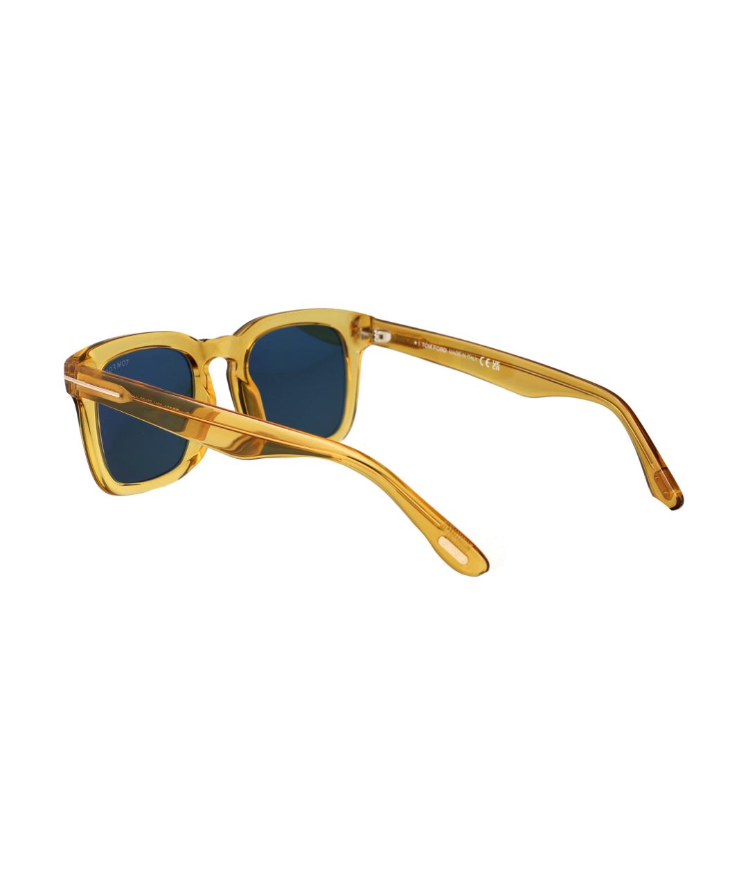 TOM FORD Желтые солнцезащитные очки, фото 4