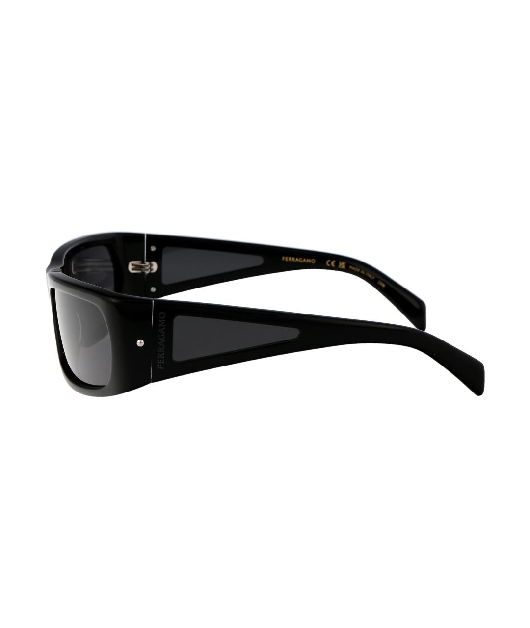 FERRAGAMO Черные солнцезащитные очки, фото 3