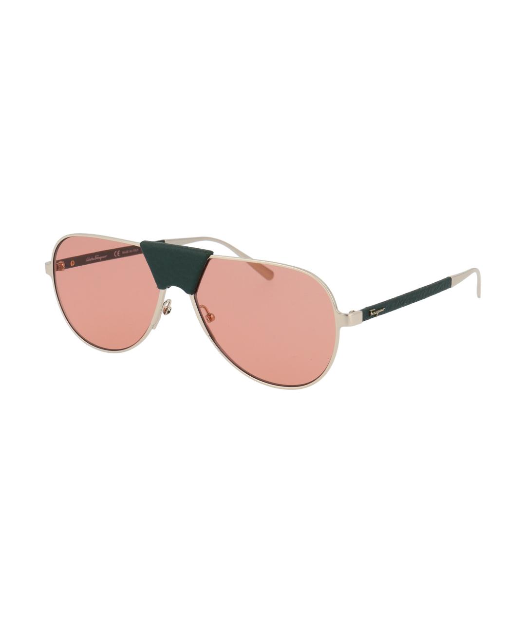 FERRAGAMO Мульти металлические солнцезащитные очки, фото 2