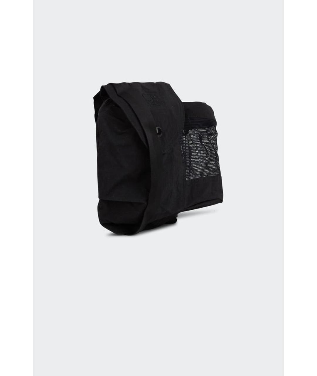 CP COMPANY Черная синтетическая сумка на плечо, фото 4
