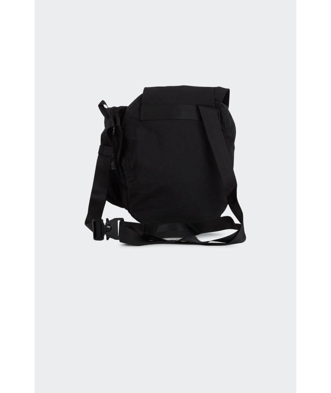CP COMPANY Черная синтетическая сумка на плечо, фото 3