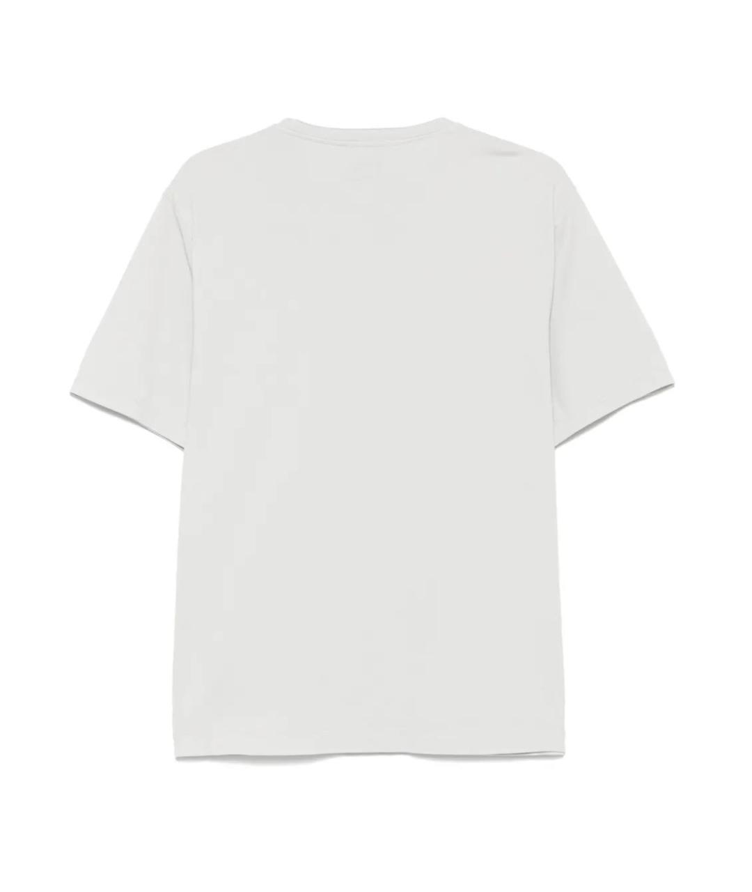 CP COMPANY Белая хлопковая футболка, фото 2