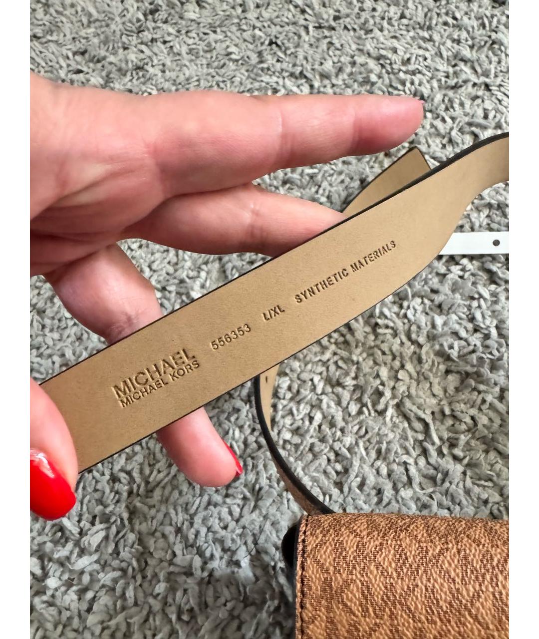 MICHAEL MICHAEL KORS Коричневая поясная сумка, фото 4