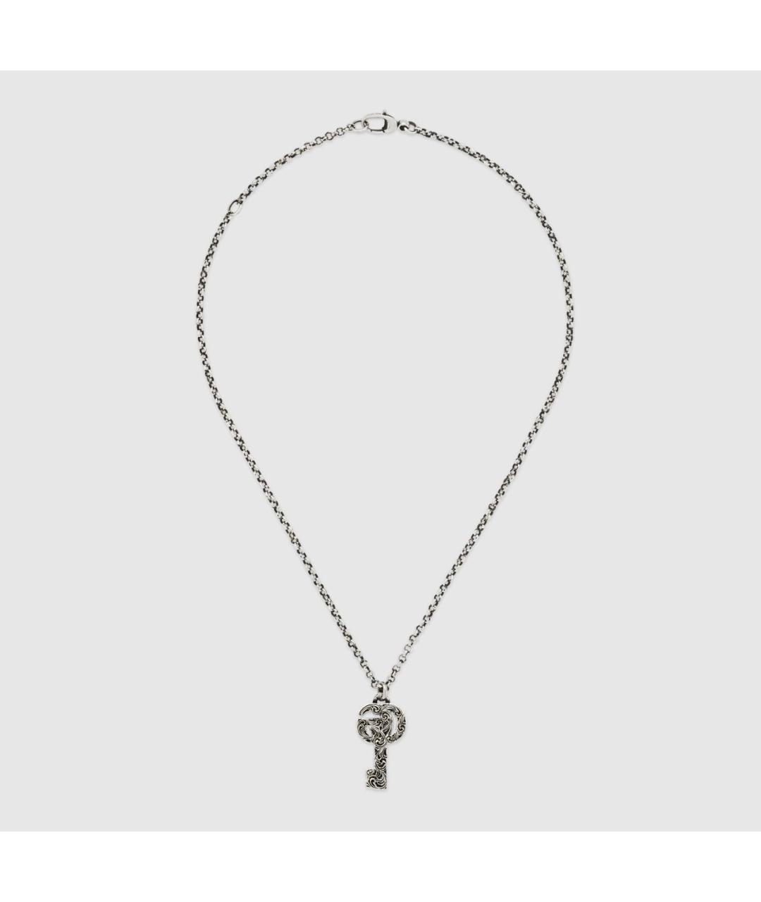 GUCCI Серебряная серебряная подвеска, фото 5